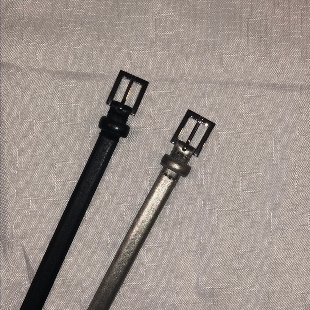 2 skinny Belts
